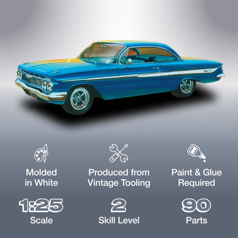 Platz AMT - 1961 Chevy Impala SS (AMT1013/12), 0.5 Liters, Standard - Image 2